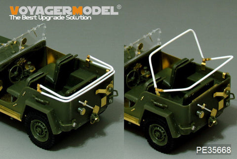 ボイジャーモデル PE35668 1/35 WWIIロシア GAZ-67B フィールドカー用エッチングセット(トランぺッター02346用)