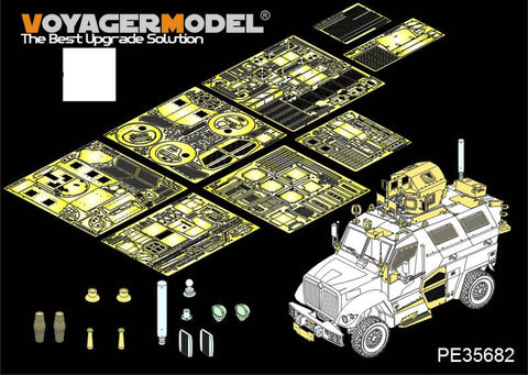 ボイジャーモデル PE35682 1/35 現用アメリカ4X4MRAP マックスプロ装甲車エッチングセット(キネティック K61011用)