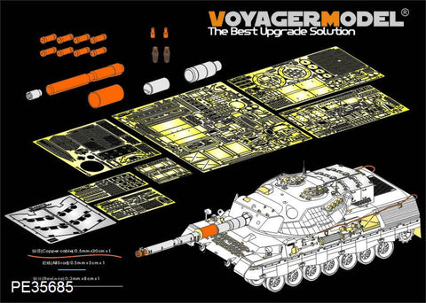 ボイジャーモデル PE35685 1/35 現用カナダ レオパルト C2エッチングセット(タコム2004用)