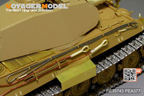ボイジャーモデル PE35743 1/35 WWIIドイツ キングタイガー(ポルシェ砲塔)エッチングセット(タミヤ35169用)