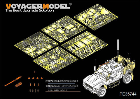 ボイジャーモデル PE35744 1/35 現用アメリカ M-ATV MRAP クロウズII銃塔付き エッチングセット(パンダ 35007用)