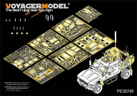 ボイジャーモデル PE35745 1/35 現用アメリカ M-ATV MRAP エッチングセット(パンダ 35001用)