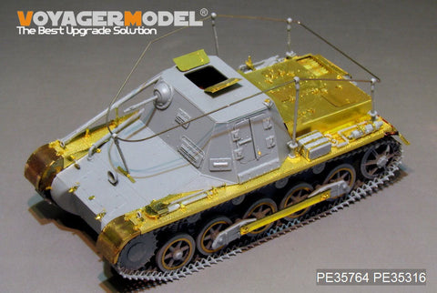 ボイジャーモデル PE35764 1/35 WWIIドイツ I号指揮戦車 エッチング基本セット(ドラゴン6218/6587用)