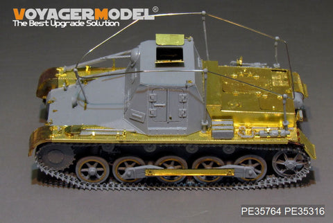 ボイジャーモデル PE35764 1/35 WWIIドイツ I号指揮戦車 エッチング基本セット(ドラゴン6218/6587用)