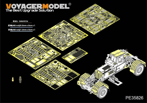 ボイジャーモデル PE35826 1/35 現用アメリカ ハスキーMk.III 地雷探知機搭載車 エッチングセット(AFVクラブAF35347用)