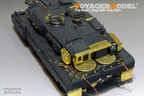 ボイジャーモデル PE35859 1/35 現用ドイツ レオパルト2A7 エッチング基本セット(モンモデル TS-027)