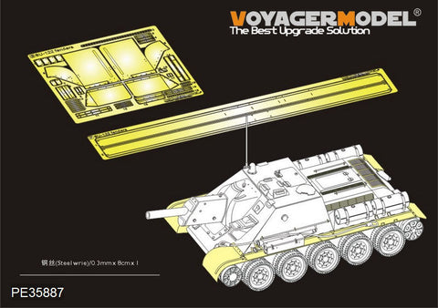 ボイジャーモデル PE35887 1/35 WWIIロシア SU-122 フェンダーセット(ミニアート用)