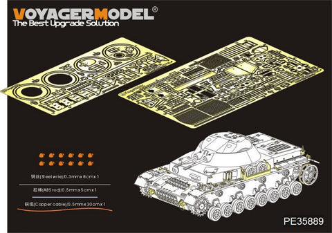 ボイジャーモデル PE35889 1/35 WWIIドイツ IV号対空戦車 クーゲルブリッツ エッチングセット(ドラゴン6889)