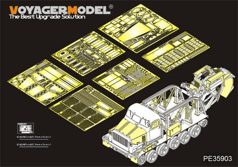 ボイジャーモデル PE35903 1/35 現用ロシア 高速掘削車 BTM-3 エッチングセット(トランぺッター09502用)