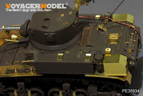 ボイジャーモデル PE35934 1/35 WWII アメリカ M3スチュアート軽戦車 ベーシック(砲身、アンテナベース付)(タミヤ35360用)