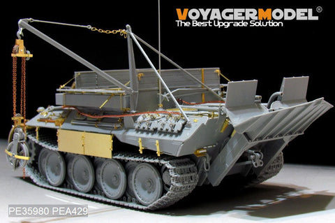 ボイジャーモデル PE35980 1/35 WWII ドイツ ベルゲパンサー D型 (後期型、パンサーGツールホルダー) ベーシック(タコム 2101用)