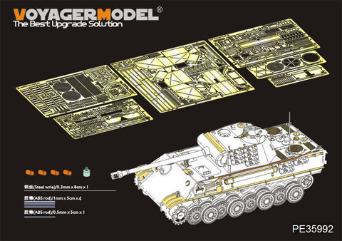 ボイジャーモデル PE35992 1/35 WWII ドイツ パンサーG 中期型 ベーシック(タコム 2120用)