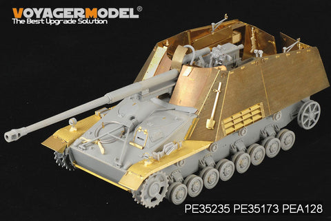 ボイジャーモデル PEA128 1/35 WWIIドイツ Sd.Kfz. 164 ナースホルン 装甲板 (ドラゴン)