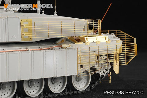 ボイジャーモデル PEA200 1/35 現用イギリスチャレンジャー2 主力戦車 スラットアーマー (トランぺッター)