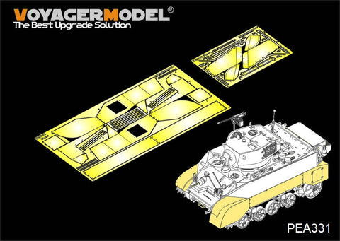 ボイジャーモデル PEA331 1/35 WWIIアメリカ M3A3軽戦車フェンダー/サイドスカートセット(AFVクラブ用)