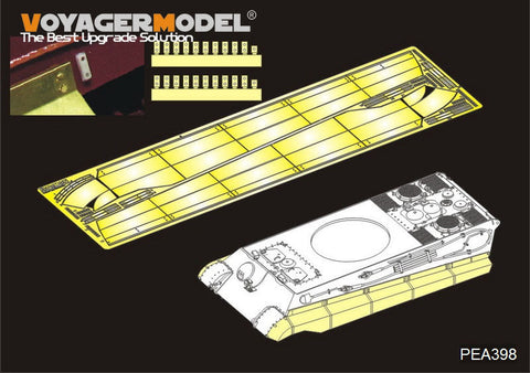 ボイジャーモデル PEA398 1/35 WWIIドイツ キングタイガー (ヘンシェル砲塔)サイドスカートセット(モンモデル用)