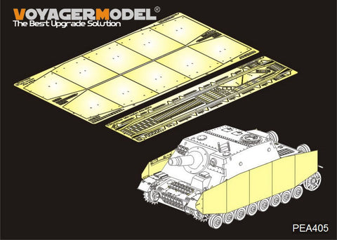 ボイジャーモデル PEA405 1/35 WWIIドイツ IV号突撃戦車ブルムベア 後期型 シュルツェンセット(タミヤ35353用)
