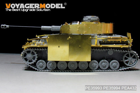ボイジャーモデル PEA432 1/35 WWII ドイツ IV号戦車 G型 (後期生産) シュルツェン (Boder 35001)用