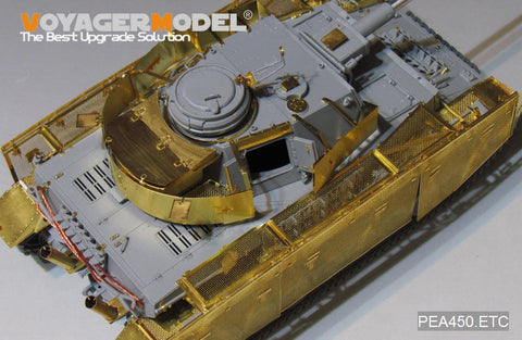 ボイジャーモデル PEA450 1/35 WWII ドイツ陸軍 IV号戦車J型 "Thoma shields"ワイヤーメッシュ シュルツェン(後期型)( Boder 35008用)