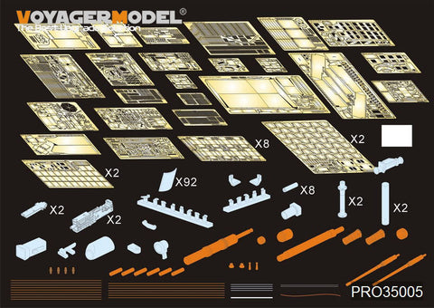 ボイジャーモデル Pro35005 1/35 現用アメリカ M1A2エイブラムス SEP ・TUSK2(ドラゴン3536用)