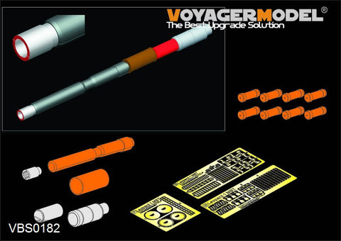 ボイジャーモデル VBS0182 1/35 現用ドイツ L7A3 105mm 金属砲身&スモークディスチャージャーセット(Leopard1用)(汎用)