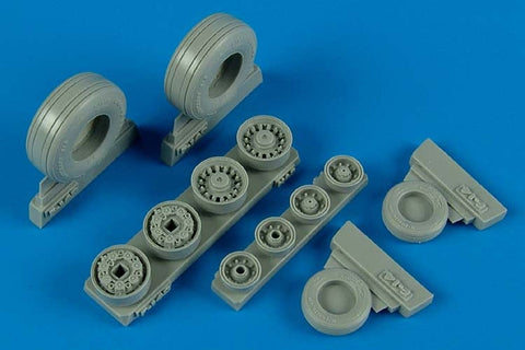 ホイーリアント 148005 1/48 F-14B/D トムキャット 過重表現ホイール(ハセガワ用)
