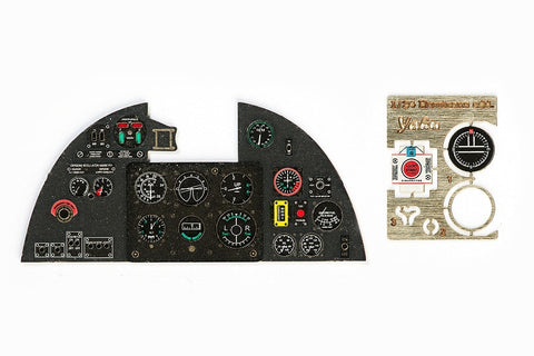 ヤフーモデル YMA2402 1/24 ハリケーン II 計器盤 (トランぺッター用)