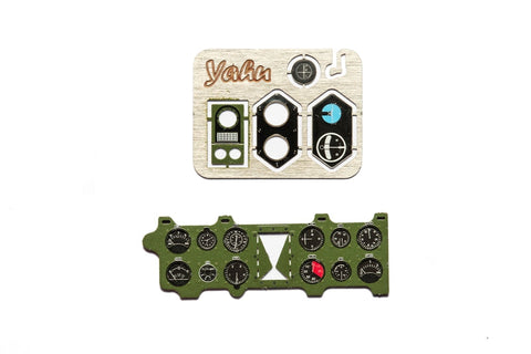 ヤフーモデル YMA2403 1/24 A6M2(三菱色)計器盤(トランぺッター用)