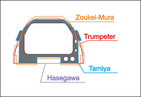 ヤフーモデル YMA3208 1/32 P-51DムスタングIV後期 計器盤 (タミヤ用)