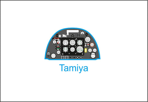 ヤフーモデル YMA3220 1/32 スピットファイアMk.IX初期 計器盤 (タミヤ用)