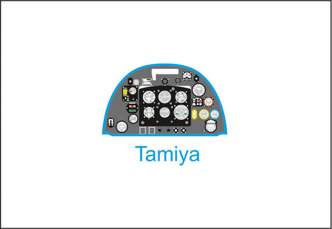 ヤフーモデル YMA3221 1/32 スピットファイアMk.IX後期/XVI 計器盤 (タミヤ用)