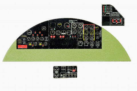 ヤフーモデル YMA3222 1/33 B-17 フライングフォートレス E/F 計器盤 (HKモデル用)