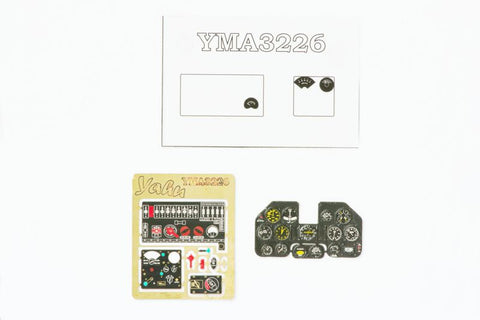 ヤフーモデル YMA3226 1/32 P-40N初期型(N-1 N-5) 計器盤 (ハセガワ用)