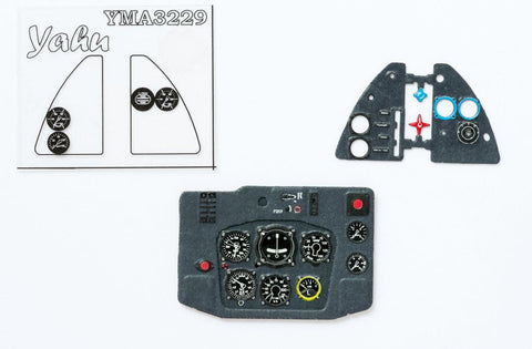 ヤフーモデル YMA3229 1/32 Me163B-1 計器盤 (Meng /ハセガワ用)