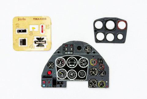 ヤフーモデル YMA3235 1/32 メッサーシュミットBf109K 計器盤 (トランぺッター用)