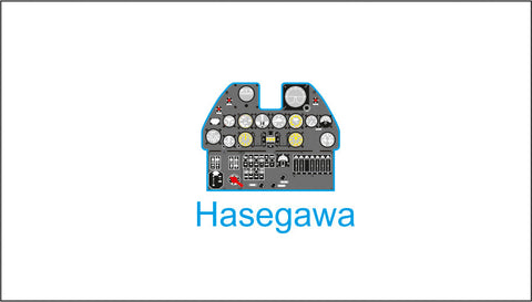 ヤフーモデル YMA3236 1/32 P-40Eキティホーク 計器盤 (ハセガワ用)