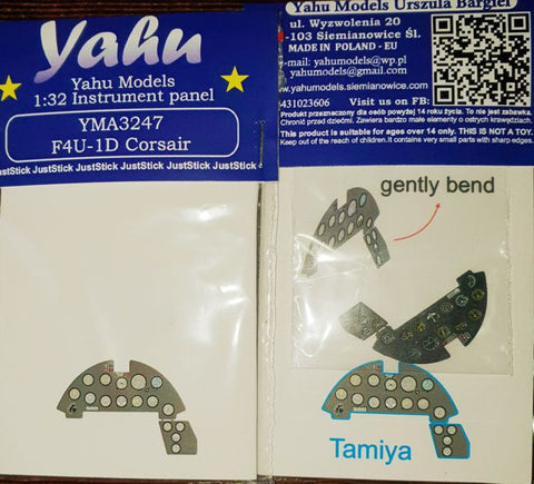 ヤフーモデル YMA3247 1/32 F-4U-1Dコルセア 計器盤 (タミヤ用)
