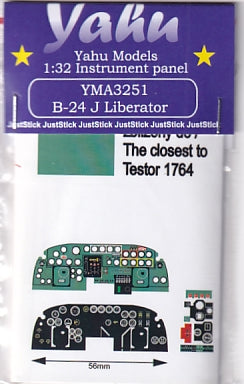 ヤフーモデル YMA3251 1/32 B-24J リベレーター 計器盤 (ホビーボス用)