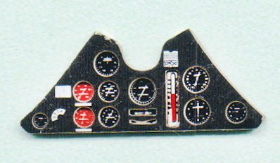 ヤフーモデル YMA4801 1/48 P.11 c 計器盤 (Mirage用)