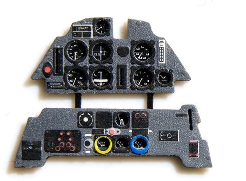 ヤフーモデル YMA4802 1/48 メッサーシュミット Me-109E 計器盤 (エデュアルド用)