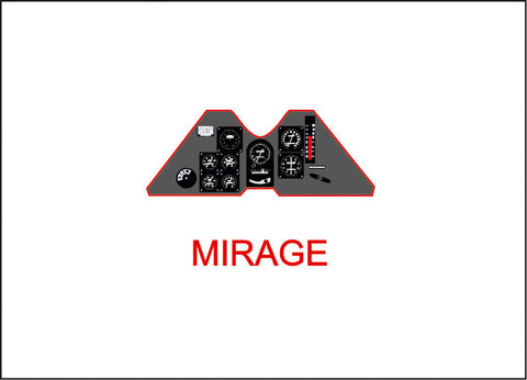 ヤフーモデル YMA4824 1/48 PZL P.24 計器盤 (Mirage用)