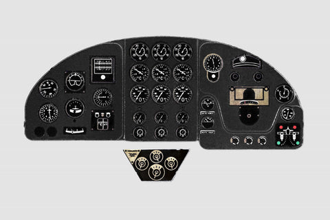ヤフーモデル YMA4840 1/48 サヴォイア SM.79 I 計器盤 (トランぺッター用)