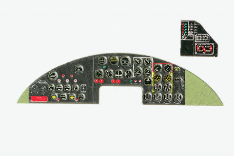 ヤフーモデル YMA4843 1/48 B-17 G フライングフォートレス 計器盤 (レベル/モノグラム/ハセガワ用)