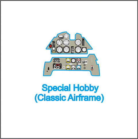 ヤフーモデル YMA4848 1/48 メッサーシュミットMe-109 C-D 計器盤 (スペシャルホビー / クラシックエアフレーム用)