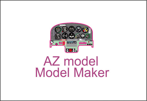 ヤフーモデル YMA4852 1/48 ズリン Z-50 計器盤 (AZ モデル/Model Maker用)