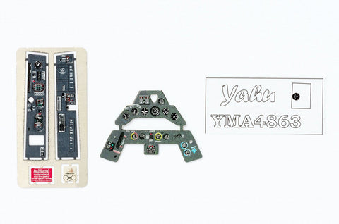 ヤフーモデル YMA4863 1/48 フォッケウルフ Fw190A-3 計器盤 (エデュアルド (2017)用)