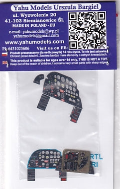 ヤフーモデル YMA4873 1/48 A-20G ハボック ボストン 計器盤 (イタレリ用)