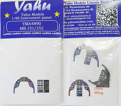 ヤフーモデル YMA4890 1/48 MB.152 計器盤 (ドラウイングス用)