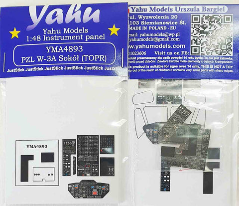 ヤフーモデル YMA4893 1/48 PZL W-3ソクウ (TOPR)計器盤 (Answer用)