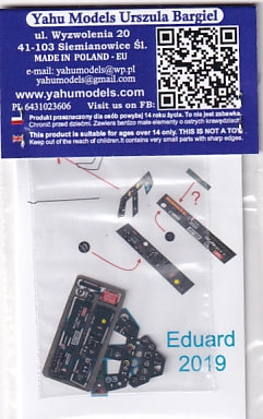 ヤフーモデル YMA4901 1/48 フォッケウルフ Fw190 A-8 計器盤 (エデュアルド(2019)用)